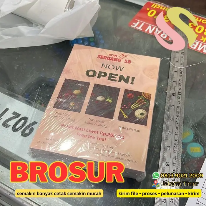 Cetak Brosur Murah Jakarta Selatan