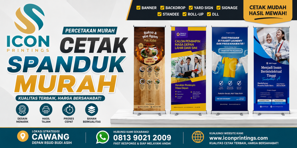 Jasa Cetak Spanduk 24 Jam di Jakarta